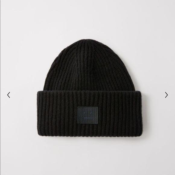 Acne Studios Accessories - NWT Acne Studios Pansy Face Beanie